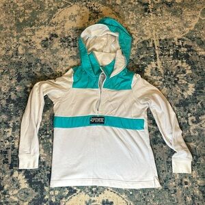Pink Victoria’s Secrets Hooded Quarter Zip